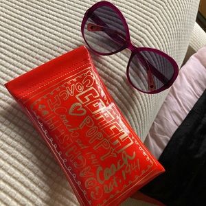 Coach sunglasses and case!